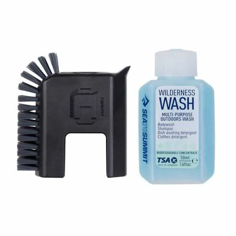 Sea to Summit Camp Kitchen Pot Scrubber and Soap - 2 Piece Set-2